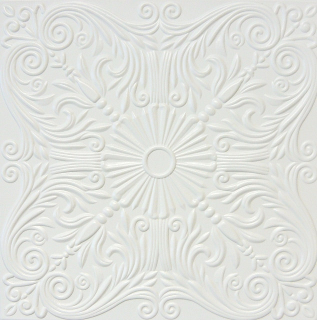 R39 STYROFOAM CEILING TILE 20X20 ANTIQUE WHITE MATTE