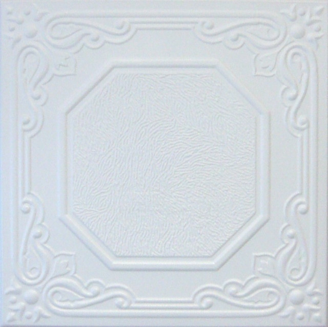 R32 Styrofoam Ceiling Tile 20x20 Lisbona Antique White