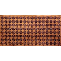 FAUX TIN PVC BACKSPLASH ROLL WALL COVERING - WC80 FLEUR DE LIS - ANTIQUE GOLD 25'x2'