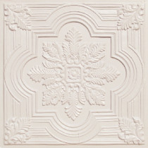 D206 PVC CEILING TILE 24X24 GLUE UP / DROP IN - WHITE PEARL