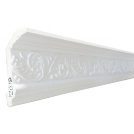 SF12018 PU POLYURETHANE CROWN MOLDING LOT OF 6 - ANTIQUE SILVER